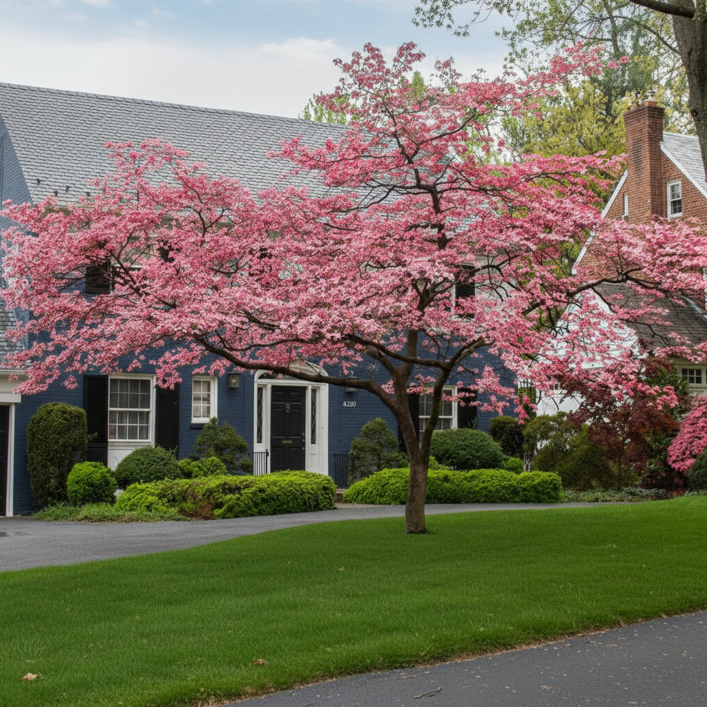can you plant a dogwood next to your house Red Flowering Dogwood