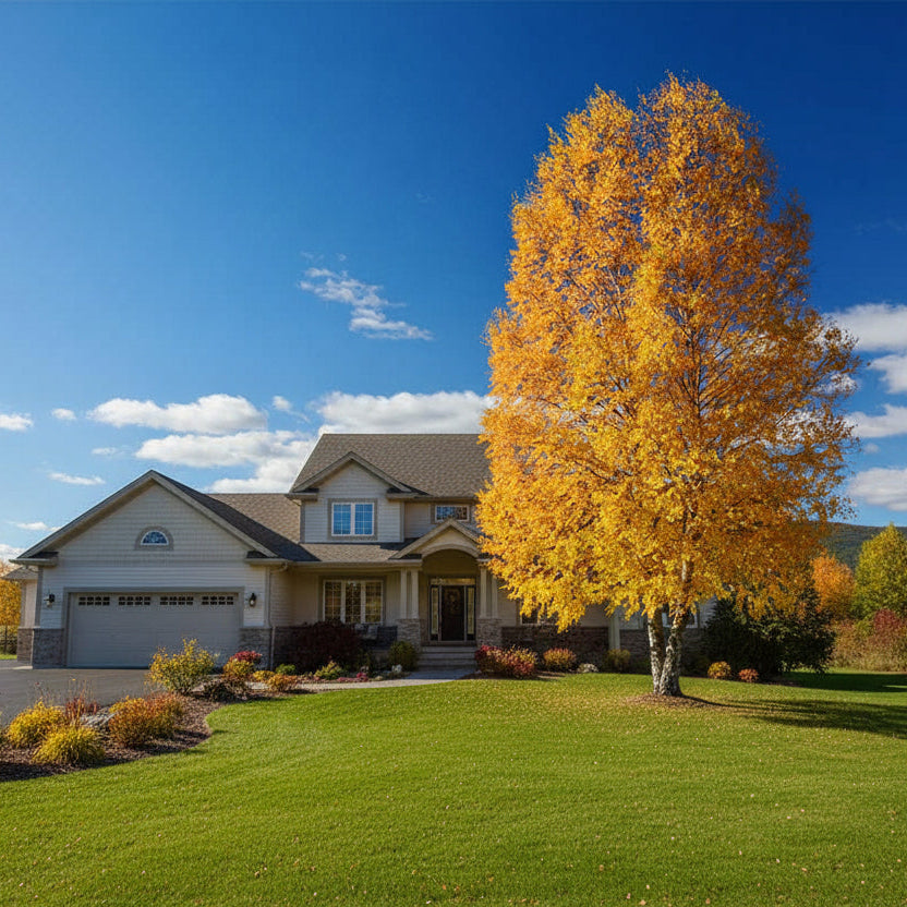 Heritage River Birch in the fall