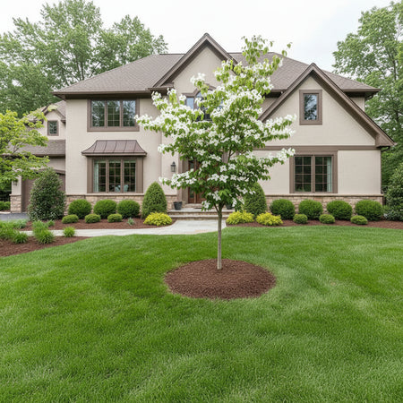 Stellar Nova in front of a home 